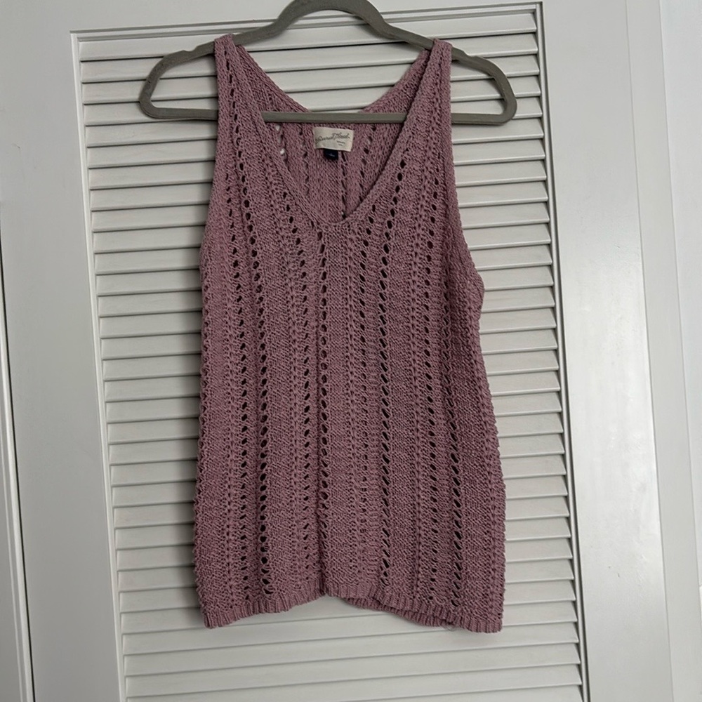 Universal thread knit tank top Sz L